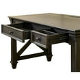 thumbnail image 3 of Martin Furniture 60"W Wood Writing Desk Office Writing Table in Dark Brown, 3 of 12