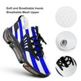 thumbnail image 4 of Aesthetic Blue And White Vertical Walking Shoes for Men Woman Lightweight Tennis Fashion Elastic Sports Shoes Cushion Basketball Shoes, 4 of 7