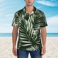 thumbnail image 6 of Picia Tropical Palm Leaves1 Gentle Cotton Regular Fit Short Sleeve Casual Hawaiian Shirt for Men-XX-Large, 6 of 9