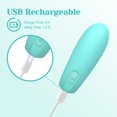 thumbnail image 6 of Tracy's Dog Couple Vibrator Massager for G Spot Clitoral Stimulation, 9 Vibration Patterns, Adult Sex Toys for Women or Couples Play, Teal, 6 of 7