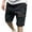 Black, variant on Diufon Men's Casual Cargo Shorts Summer Elastic Waist Drawstring Loose Shorts Sport Running Shorts with Pockets