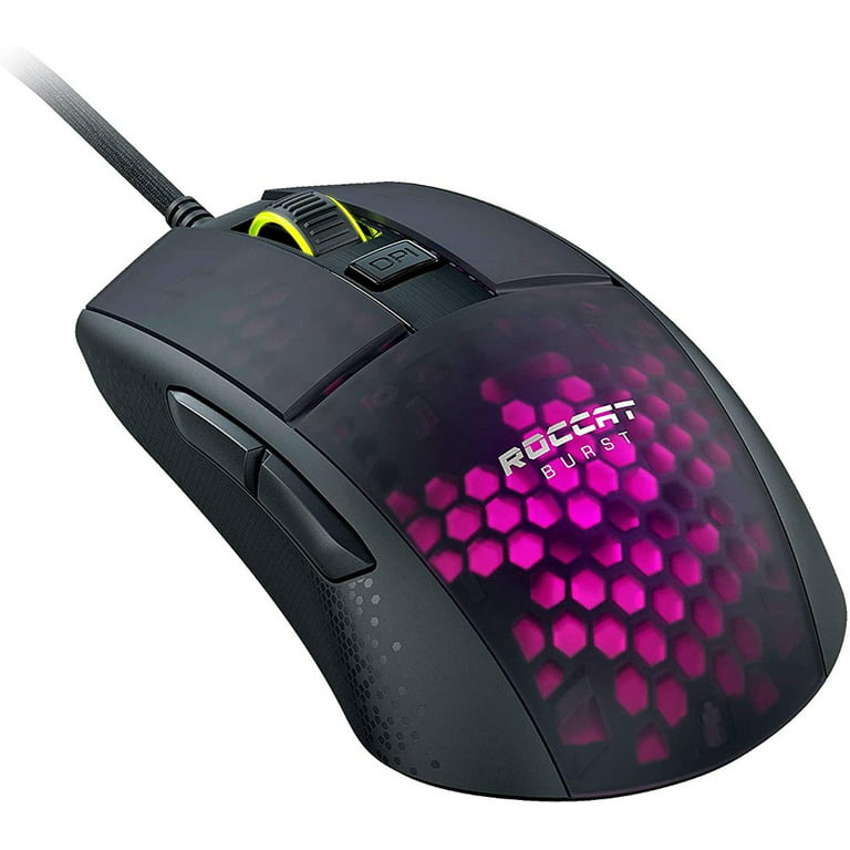 ROCCAT® Burst Mouse Sensor Lightweight Owl-Eye and Optical Pro Gaming Optical DPI Switches 16K with