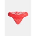 thumbnail image 3 of No Boundaries Micro Lace Thong Panties, Women's, 3 of 3