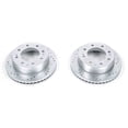 thumbnail image 2 of Power Stop Brake Rotor AR82153XPR Evolution TRU-CAST; Drilled And Slotted; Sliver Zinc Plated Cast Iron; Set Of 2, 2 of 4