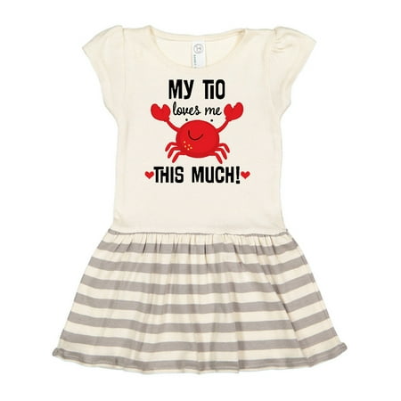 

Inktastic My Tio Loves Me Nephew Gift Gift Toddler Girl Dress