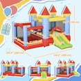 thumbnail image 3 of Qaba 9.2 x 9.5FT Bounce House, 4 in 1 Inflatable Bouncy Castle for Kids, 3 of 10