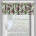 thumbnail image 2 of Ambesonne Flower Valance Pack of 2, Flowers and Leaves Pattern, 54"X12", Multicolor, 2 of 5