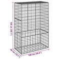 thumbnail image 2 of vidaXL Gabion Basket with Cover 39.4"x19.7"x39.4" Galvanized Iron, 2 of 6
