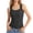 Black, variant on Women's Solid Tank Tops with Built In Bras Warm Slim Fit Vest Camisoles Seamless Underwear Trendy Summer Fall Essentials Clothes