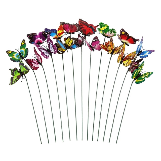 Tuque 3D Colorée pour Tige Extérieure pour Terrasse, Piquets de Jardin, Cour, Cerf, Cheval, Design Décoratif, 10 Pcs