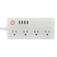 thumbnail image 1 of Multicontacto Inteligente WiFi Puertos USB Compatible Alexa Google Lumma P24, 1 of 9