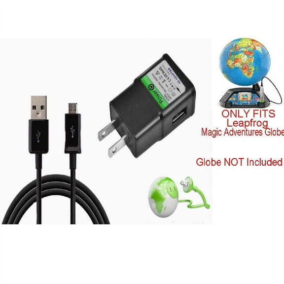 Purepoweradapters 10' Cord Power Cable, Midnight Black