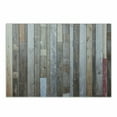 thumbnail image 1 of Rustic Wood Cutting Board, Arrangement with Planks and Retro Effect Photo Style Print of Timber, Decorative Tempered Glass Cutting and Serving Board, in 3 Sizes, by Ambesonne, 1 of 2