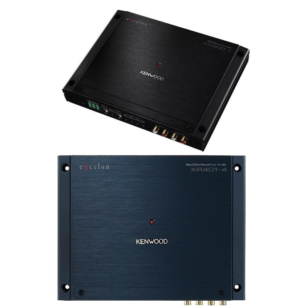 Kenwood XR6011 Class D Mono Power Amplifier With 4 Gauge Amp Kit W