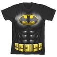 thumbnail image 4 of Batman Cosplay Toddler Boy's Charcoal T-shirt-3T, 4 of 5