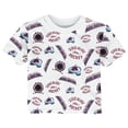 thumbnail image 2 of Toddler Outerstuff White Colorado Avalanche Run Down All-Over-Print T-Shirt, 2 of 3
