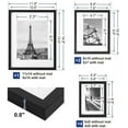 thumbnail image 4 of SONGMICS Picture Frames Set of 7 Pieces, with White Mat Real Glass, 4 of 9