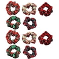 thumbnail image 1 of Gomas navideñas para el pelo, coleteros elásticos para cola de caballo, gomas para el pelo, bandas para el pelo, paquete suave y bonito para niñas, 1 of 5