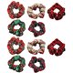 thumbnail image 1 of Gomas navideñas para el pelo, coleteros elásticos para cola de caballo, gomas para el pelo, bandas para el pelo, paquete suave y bonito para niñas, 1 of 5