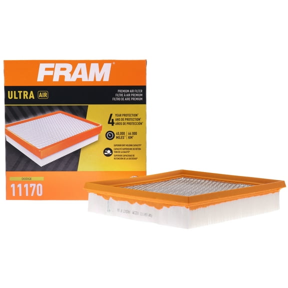 FRAM Ultra Air XGA11170, Premium Engine Air Filter, Replacement Filter for Select Dodge Vehicles Fits select: 2011-2019 DODGE JOURNEY, 2011-2014 CHRYSLER 200