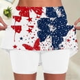 thumbnail image 2 of Skorts for Woman with Pockets High Waist Tummy Control Lightweight Casual Printed Summer Tennis Golf Yoga Skirt, 2 of 7
