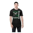 thumbnail image 4 of Men's New Era Black Philadelphia Eagles Retro Logo Enzyme Washed Oversized T-Shirt, 4 of 5