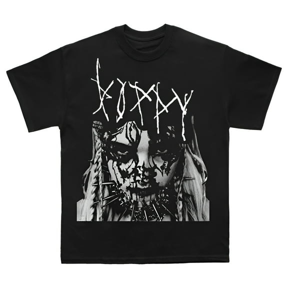 Poppy Men's Faded Face Close Up T-Shirt Black Large | Officially Licensed Merchandise