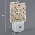 thumbnail image 2 of Uemuo Abstract Coffee Night Light, Night Lights Plug into Wall, Dusk to Dawn Sensor Warm White Led Night Light 0.5W-US, 2 of 9