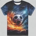 thumbnail image 3 of Hienoo Summer Boys Graphic Tee Casual Short Sleeve Crewneck T-Shirt for Kids, Sizes 1-13, 3 of 3