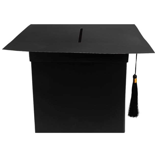 Graduation Cap Card Box Creative Cardboard Box With Tassle For Wishes Memories Party Decorations Message Baby Showers Birthdays