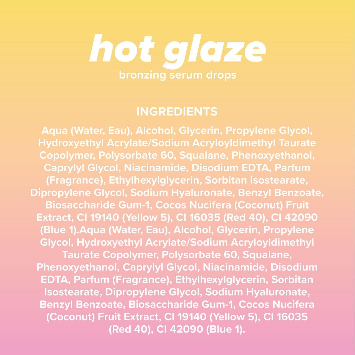 Lottie - Hot Glaze Bronzing Serum Drops - 28ml