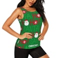 thumbnail image 2 of Lsque Cute Santa Printed Workout Tank Tops for Women, Athletic Sports Tank Tops, Compression Sleeveless Dry Fit Shirts,Sleeveless Yoga Shirt-XX-Large, 2 of 9