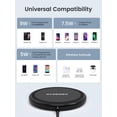 thumbnail image 4 of COKOEYE Cargador inalámbrico, almohadilla de carga inalámbrica rápida máxima de 15 W, paquete de 2, compatible con iPhone16/16Plus/16Pro /16ProMax/iPhone15/15Pro/15Plus/14/13/12/Samsung S24 /S24Ultra/, 4 of 5