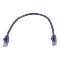 thumbnail image 1 of Monoprice FLEXboot Series - Patch cable - RJ-45 (M) to RJ-45 (M) - 6 in - UTP - CAT 6 - booted, snagless, stranded - purple, 1 of 2