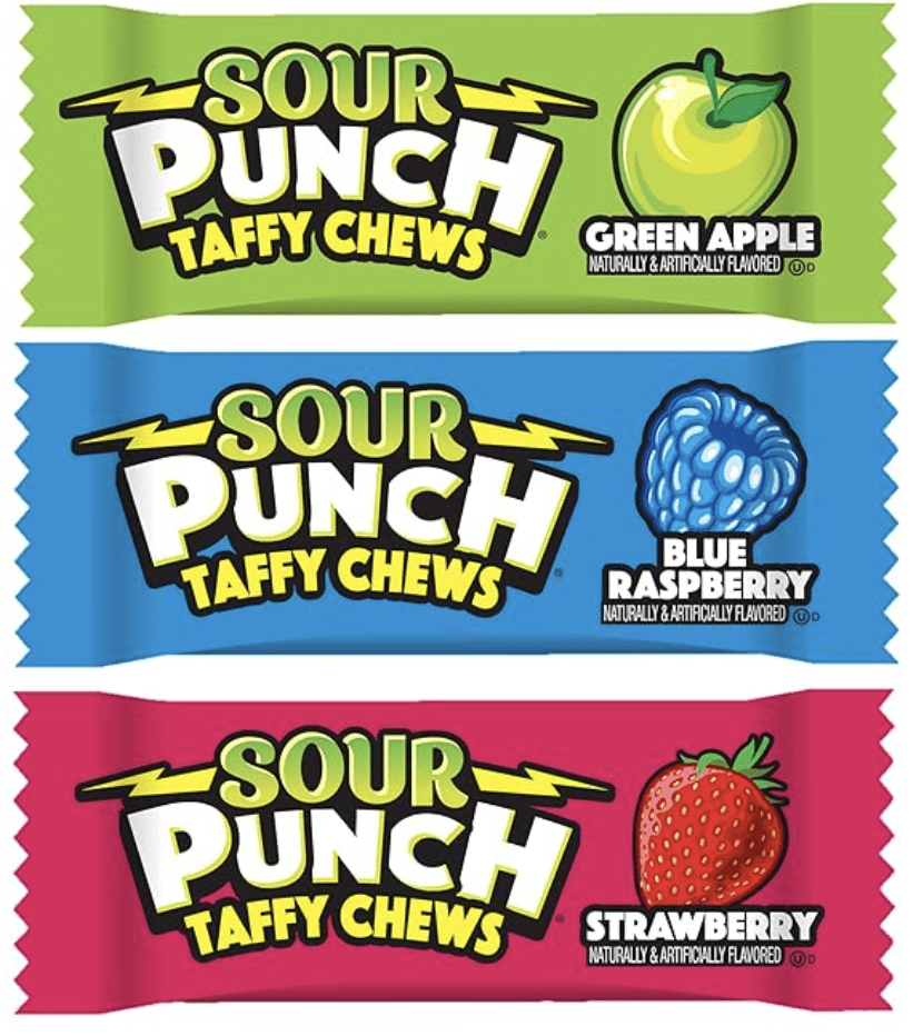 Sour Punch Taffy Chews
