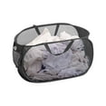 thumbnail image 4 of Larpur 72L High-density Mesh Ployster Horizontal Popup Laundry Hamper,Black, 4 of 6