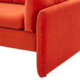 thumbnail image 3 of Sofa, Velvet, Orange, Modern Contemporary Urban Design, Living Lounge Room Hotel Lobby Hospitality, 3 of 9