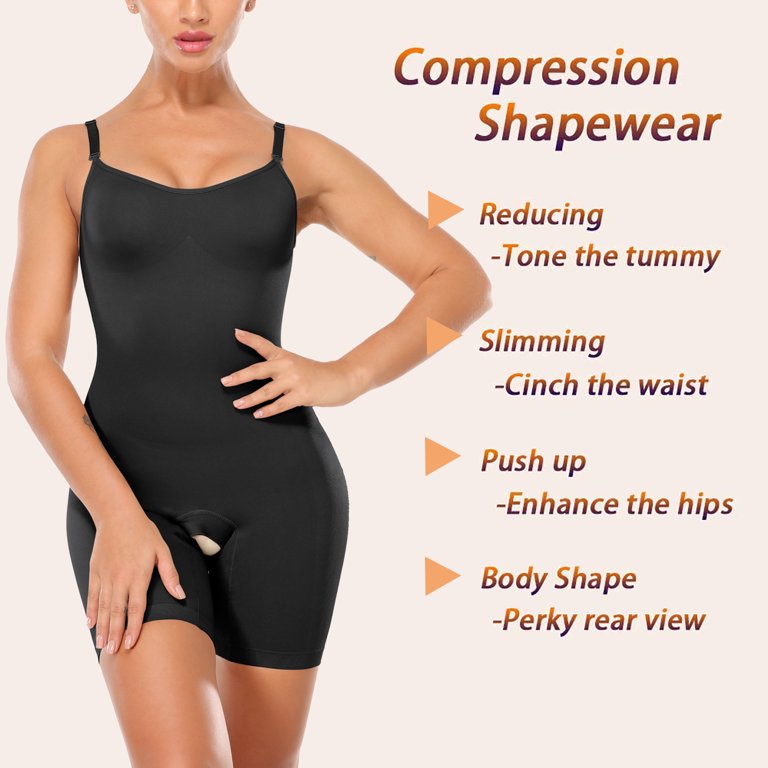 Buy Vaslanda Women Seamless Rear-Open Full Body Slimmer Shapewear