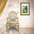 thumbnail image 3 of Popp, Grace 21x32 Gold Ornate Wood Framed with Double Matting Museum Art Print Titled - Painterly Cow III, 3 of 4