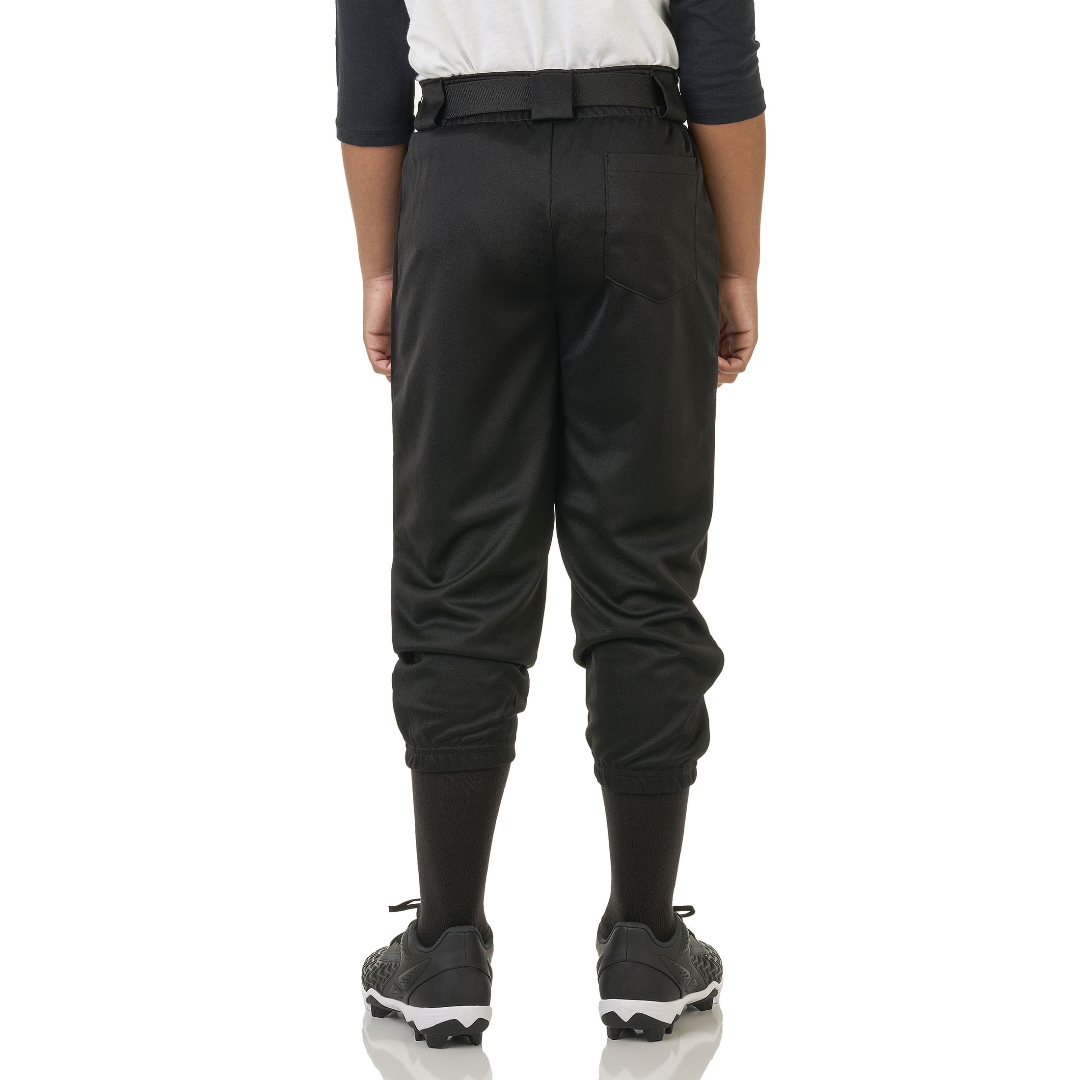 Athletic Works Youth Unisex Baseball/Softball Pants, Size XL, Black