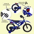 thumbnail image 3 of Bicicleta Entrenadora para Niños AEIOU Moto Cross Bike R12 Azul, 3 of 4