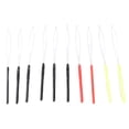 thumbnail image 2 of Enhebrador De Aguja Para Extensión De Cabello, Enhebrador De Aguja De Bucle De Aguja De Metal, Diseño Antideslizante De 10 Piezas Para Cabello, 2 of 7