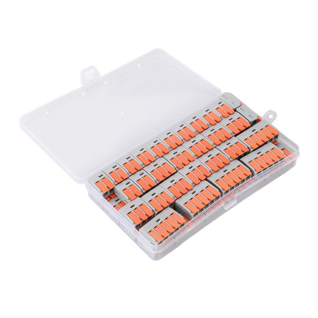 Conectores De Cables, Surtido De Terminales De Conexión Rápida Con 0,5‑6 Mm² 450 V 40 A Para Terminales Tipo Prensa De Kit