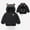 Black, variant on Godderr Baby Boys Girls Down Cotton Coat Winter Warm Jacket with Ears Hooded Toddler Cotton Outwear for 1-5Y