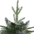 thumbnail image 4 of Northlight 4' Pre-Lit Frosted Mixed Berry Pine Artificial Christmas Tree in Pot - Clear Lights, 4 of 6