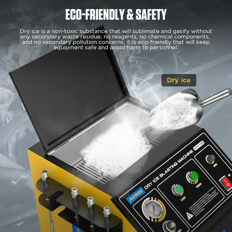 Dry Ice Blasting Cleaning Machine Pellet Dry Ice Blaster for Car