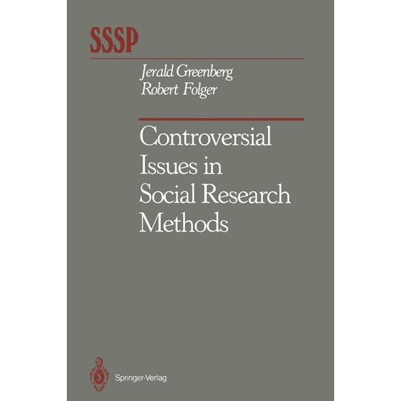 Springer Social Psychology Controversial Issues in Social Research Methods, (Paperback)