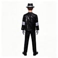 thumbnail image 6 of Dance Star Costume Set Jacket and T-Shirt with Pants and Hat with Gloves for Pop Stage Outfits for Halloween Retro Performance Role Play Show 110, 6 of 6