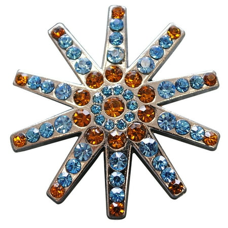 

27HS Set Of 32 Western Screw Back Concho Turquoise Brown Spur Bling Headstall