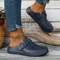 thumbnail image 5 of Rokment Womens Wide Width Clogs Orthopedic Arch Support Garden Shoes Waterproof Non Slip Closed Toe Backless Slippers Comfortable Beach Barefoot Water Sandals Navy Size 8.5, 5 of 7